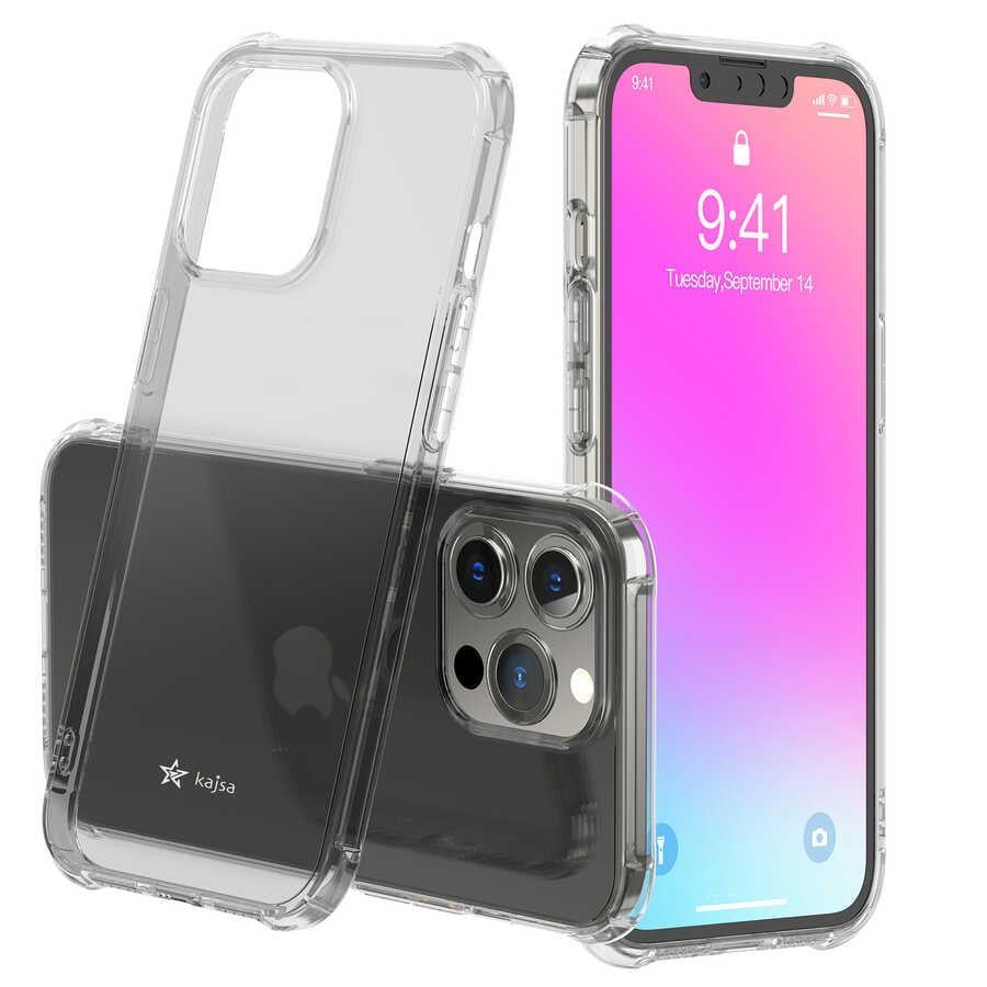 Apple iPhone 13 Pro Kılıf Kajsa Transparent Kapak