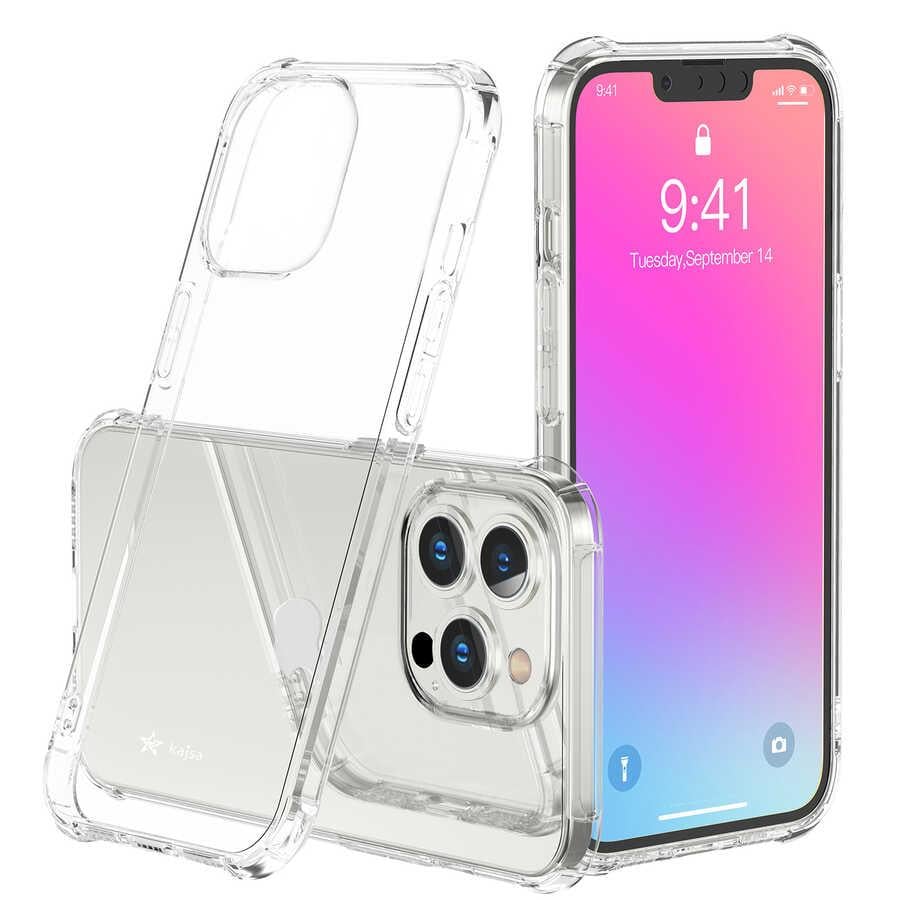 Apple iPhone 13 Pro Kılıf Kajsa Transparent Kapak