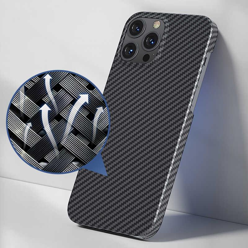 Apple iPhone 13 Pro Max Kılıf Benks Aramid Fiber Kapak