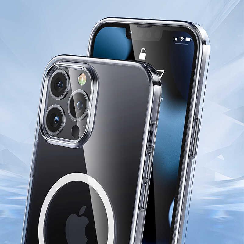 Apple iPhone 13 Pro Max Kılıf Benks ​​​​​​Crystal Series With Magnetic Clear Kapak