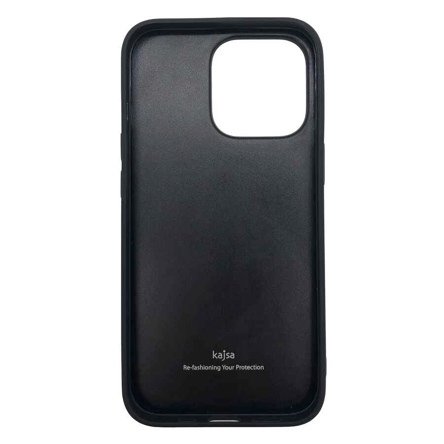 Apple iPhone 13 Pro Max Kılıf ​Kajsa Preppie Collection Pu Deri Kapak