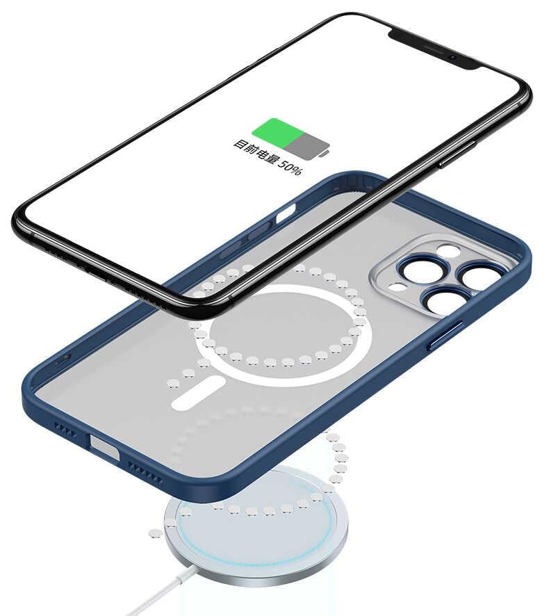 Apple iPhone 13 Pro Max Kılıf Zore Mokka Wireless Kapak