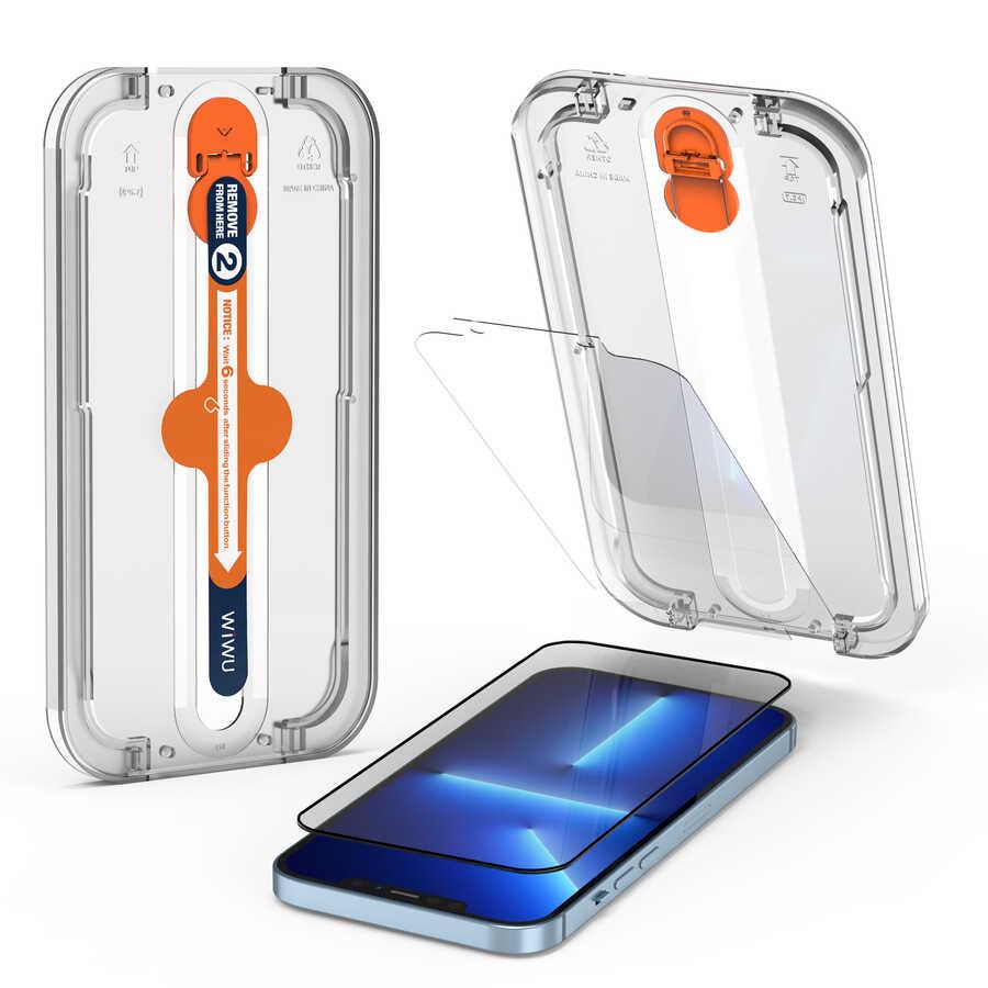 Apple iPhone 13 Pro Wiwu Easy İnstall iVista Super Hardness Ekran Koruyucu