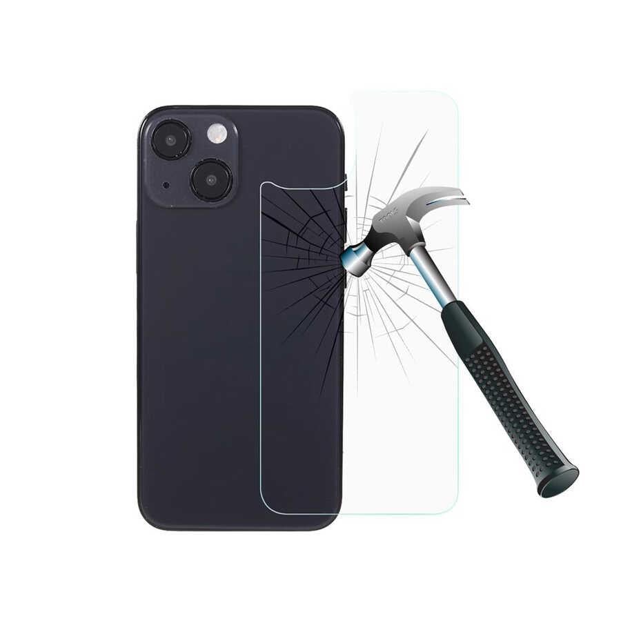 Apple iPhone 13 Zore Back Maxi Glass Temperli Cam Arka Koruyucu
