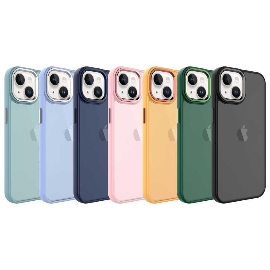Apple iPhone 14 Kılıf Buzlu Sert PC Zore May Kapak