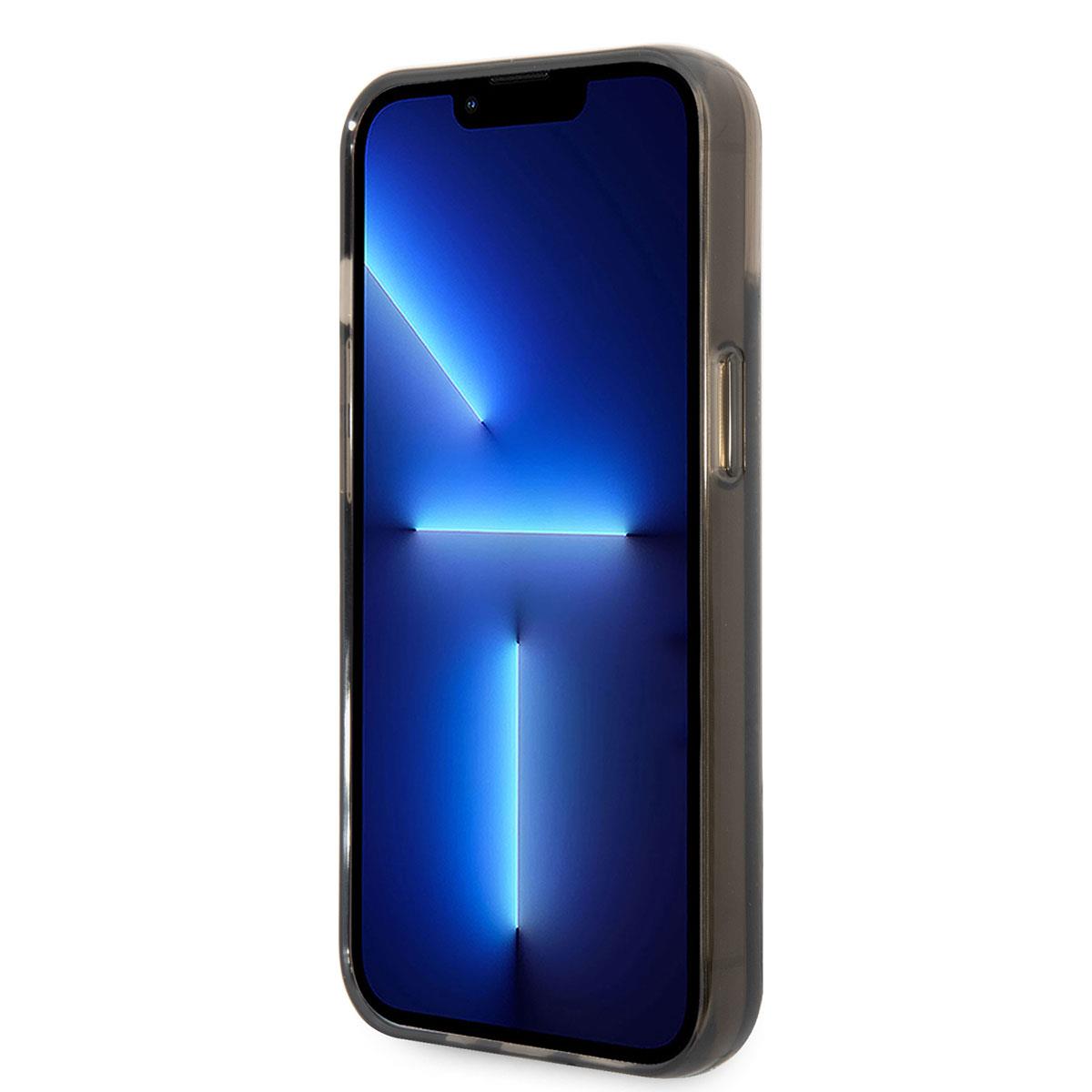 Apple iPhone 14 Kılıf Karl Lagerfeld Sıvılı Simli RSG Dizayn Kapak