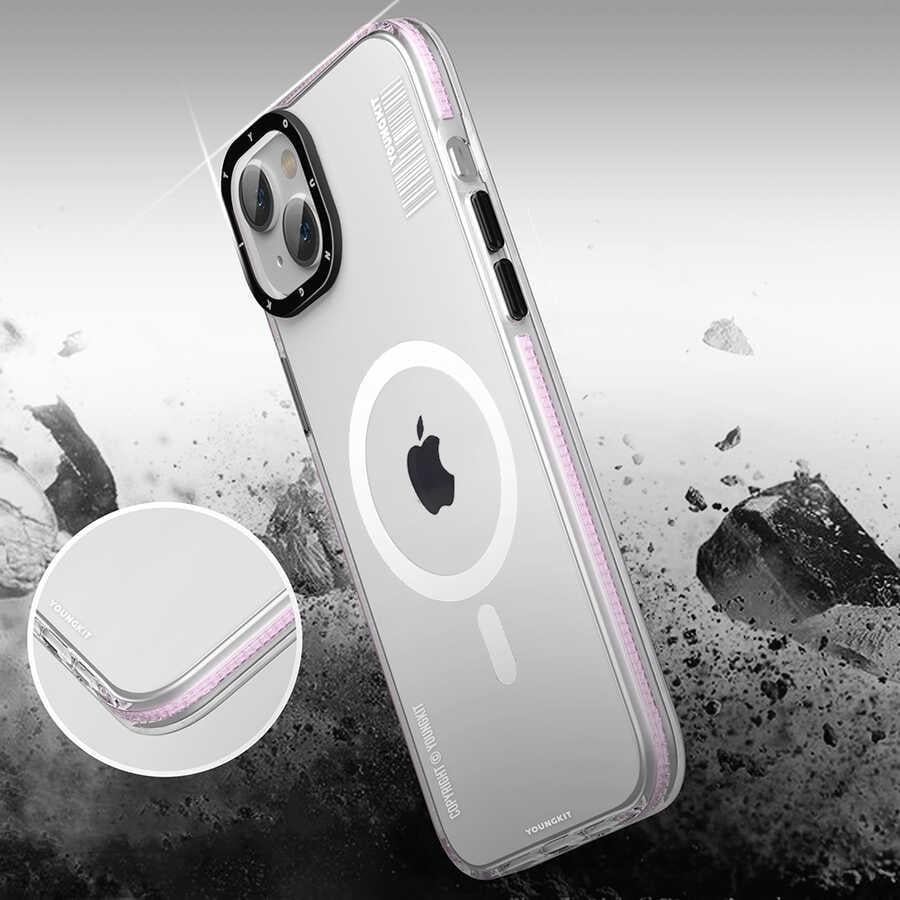 Apple iPhone 14 Plus Kılıf Magsafe Şarj Özellikli YoungKit Exquisite Serisi Kapak