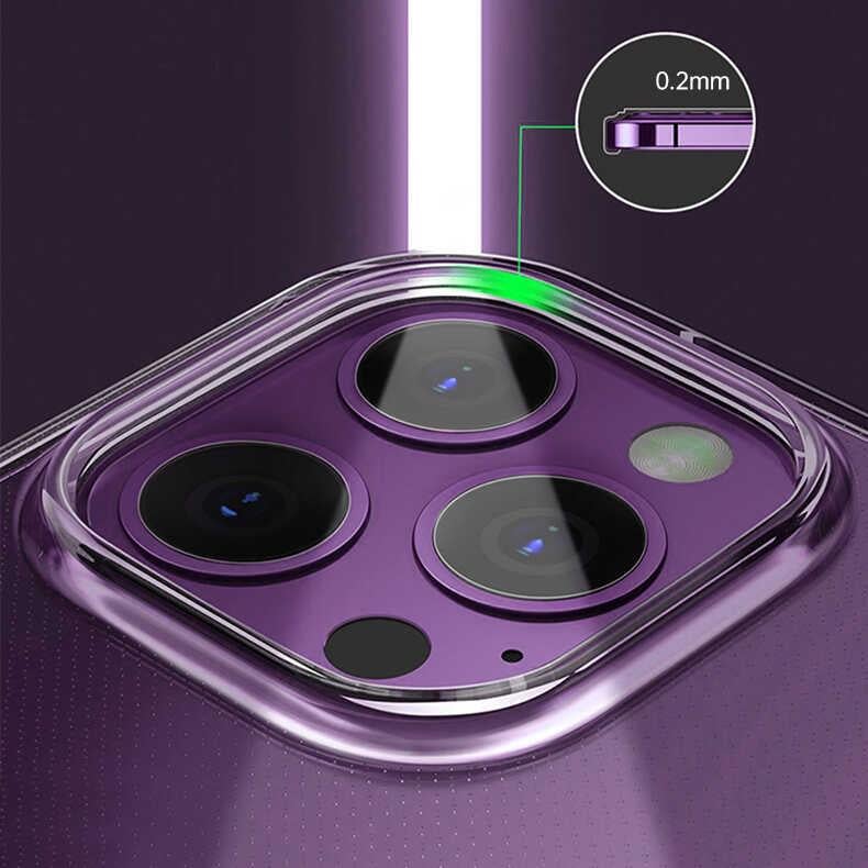 Apple iPhone 14 Plus Kılıf Şeffaf Airbag Tasarımlı ​​​​​Wiwu ZCC-108 Concise Serisi Kapak