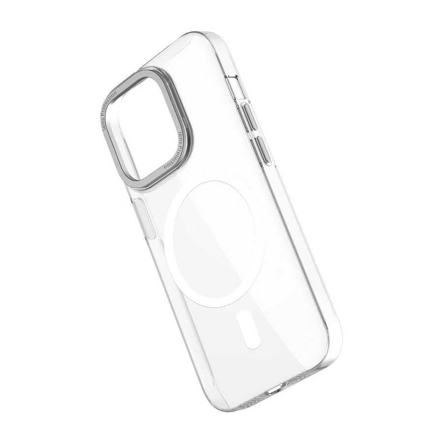 Apple iPhone 14 Plus Kılıf Wiwu MCC-102 Magnetic Crystal Sert PC Kapak