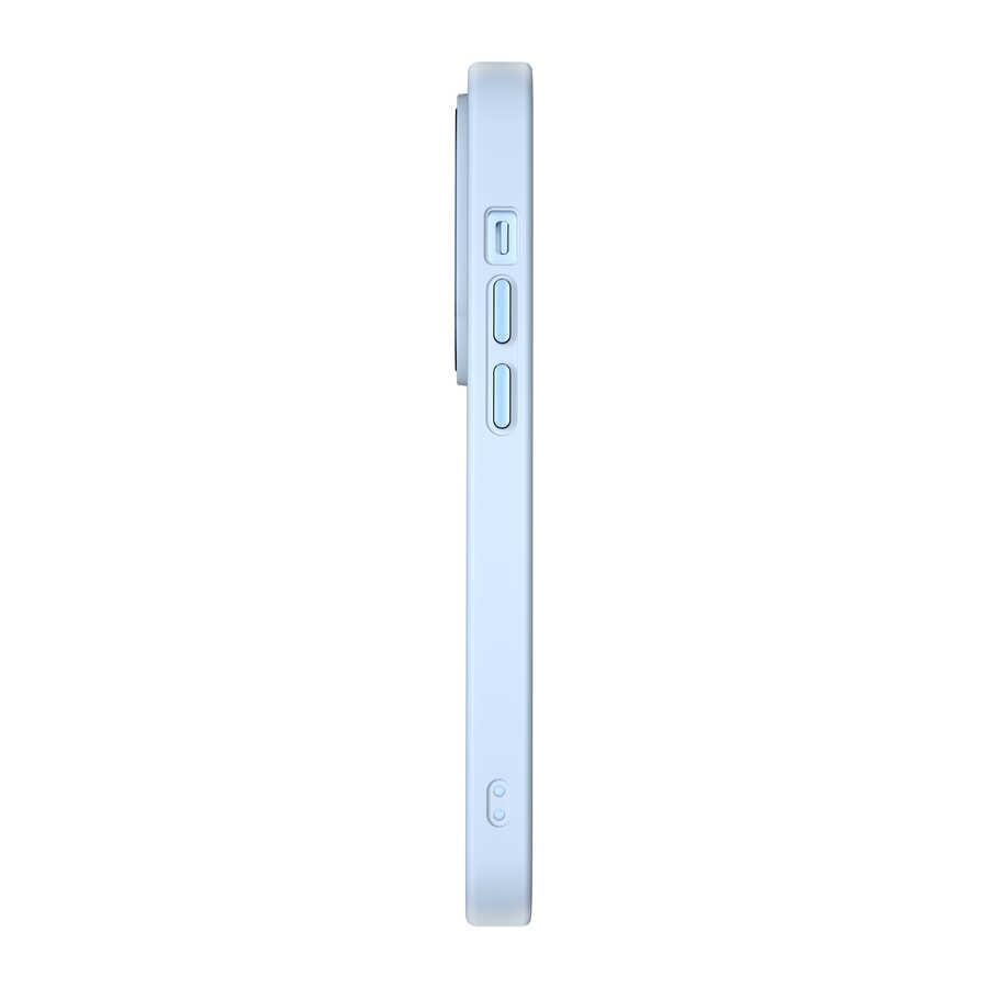 Apple iPhone 14 Plus Kılıf Wiwu VCC-104 Lens Korumalı Renkli Kenar Arkası Şeffaf Vivid Clear Kapak