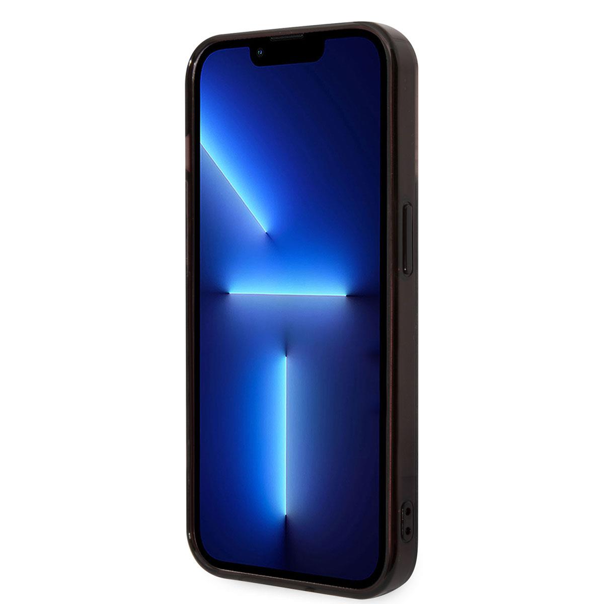 Apple iPhone 14 Pro Kılıf AMG Transparan Çift Katmanlı Damalı Bayrak Dizayn Kapak