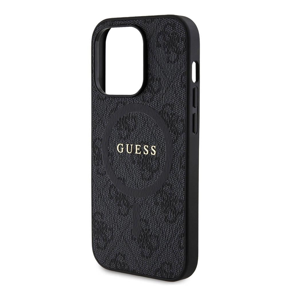 Apple iPhone 14 Pro Kılıf Guess Orjinal Lisanslı Magsafe Şarj Özellikli 4G Desenli Yazı Logolu Kapak