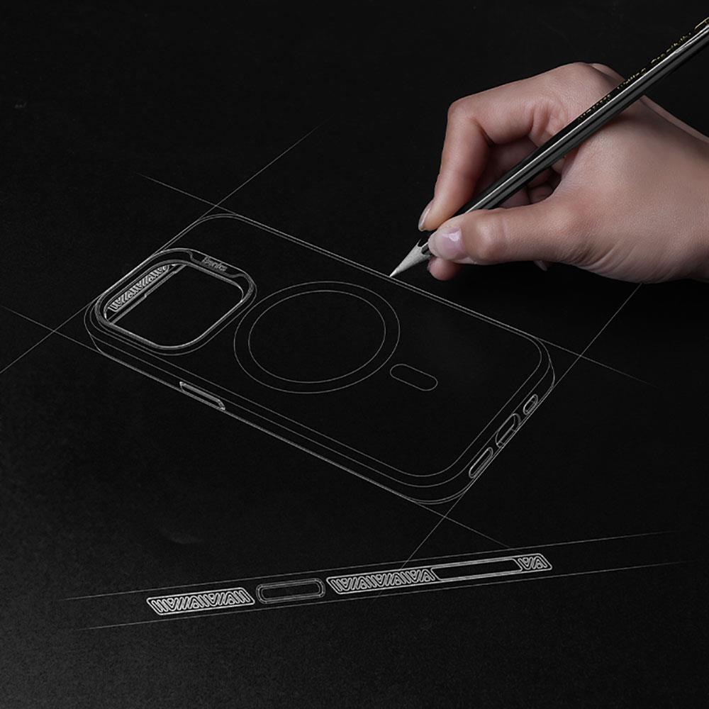 Apple iPhone 14 Pro Kılıf Magsafe Şarj Özellikli Benks Lucid Armor Kapak