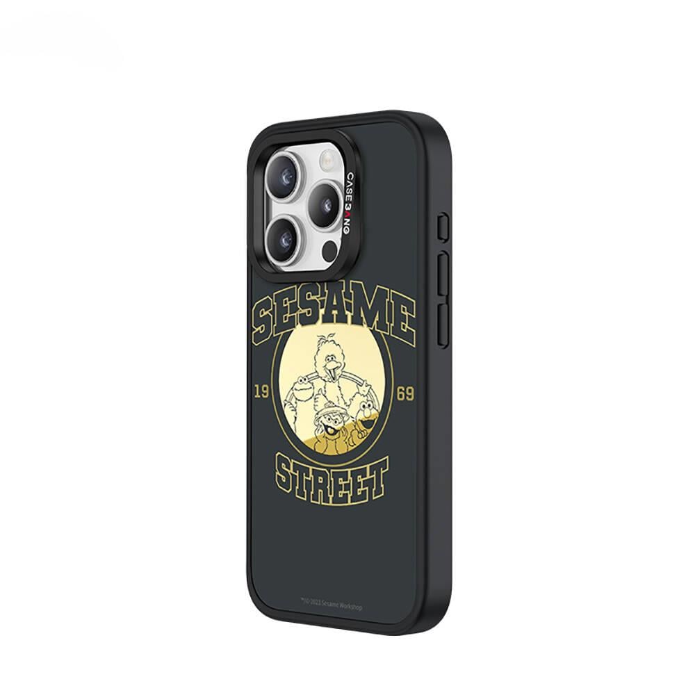 Apple iPhone 14 Pro Magsafe Şarj Özellikli Casebang Sesame Street Serisi Mıknatıslı Arka Panel