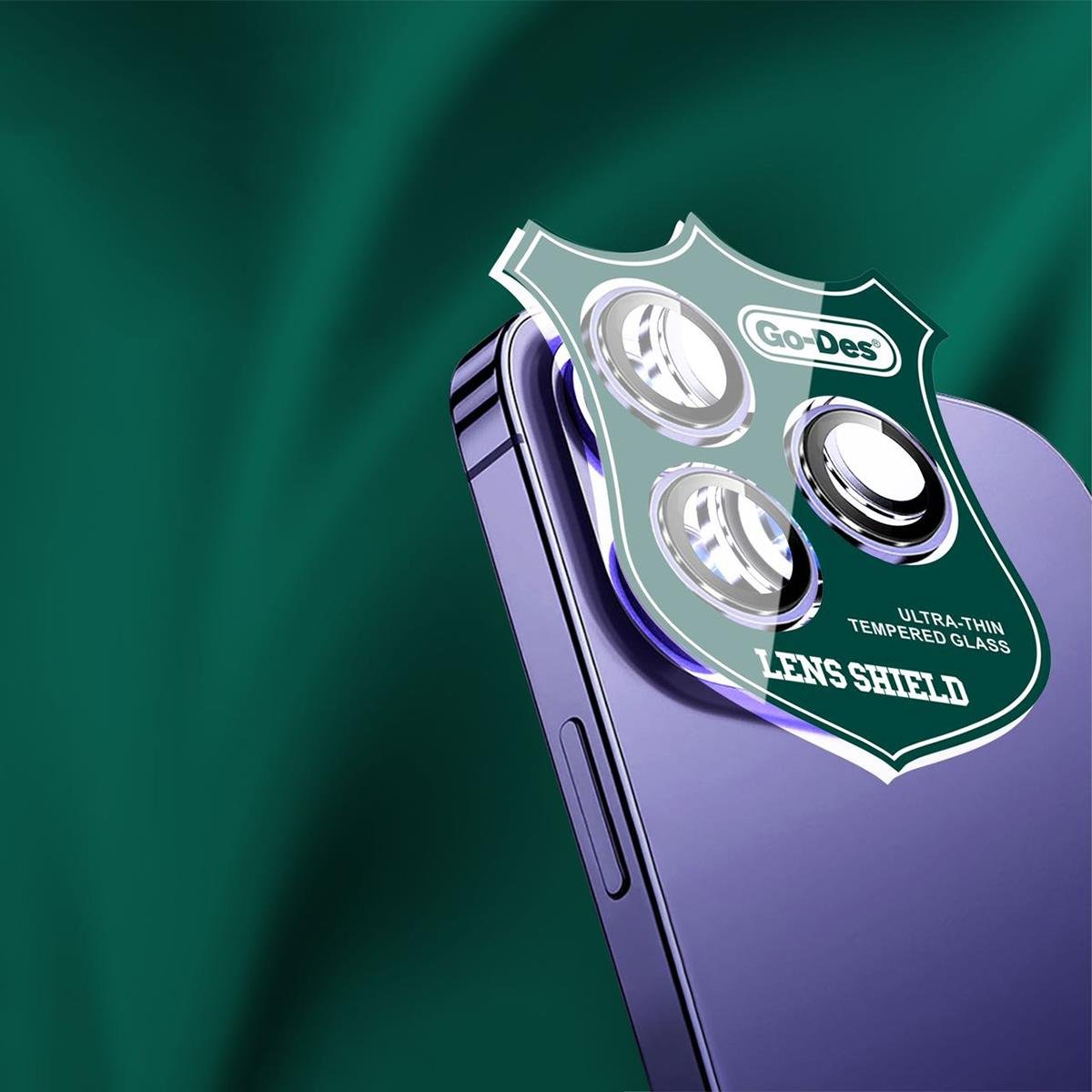 Apple iPhone 14 Pro Max Go Des CL-10 Kamera Lens Koruyucu