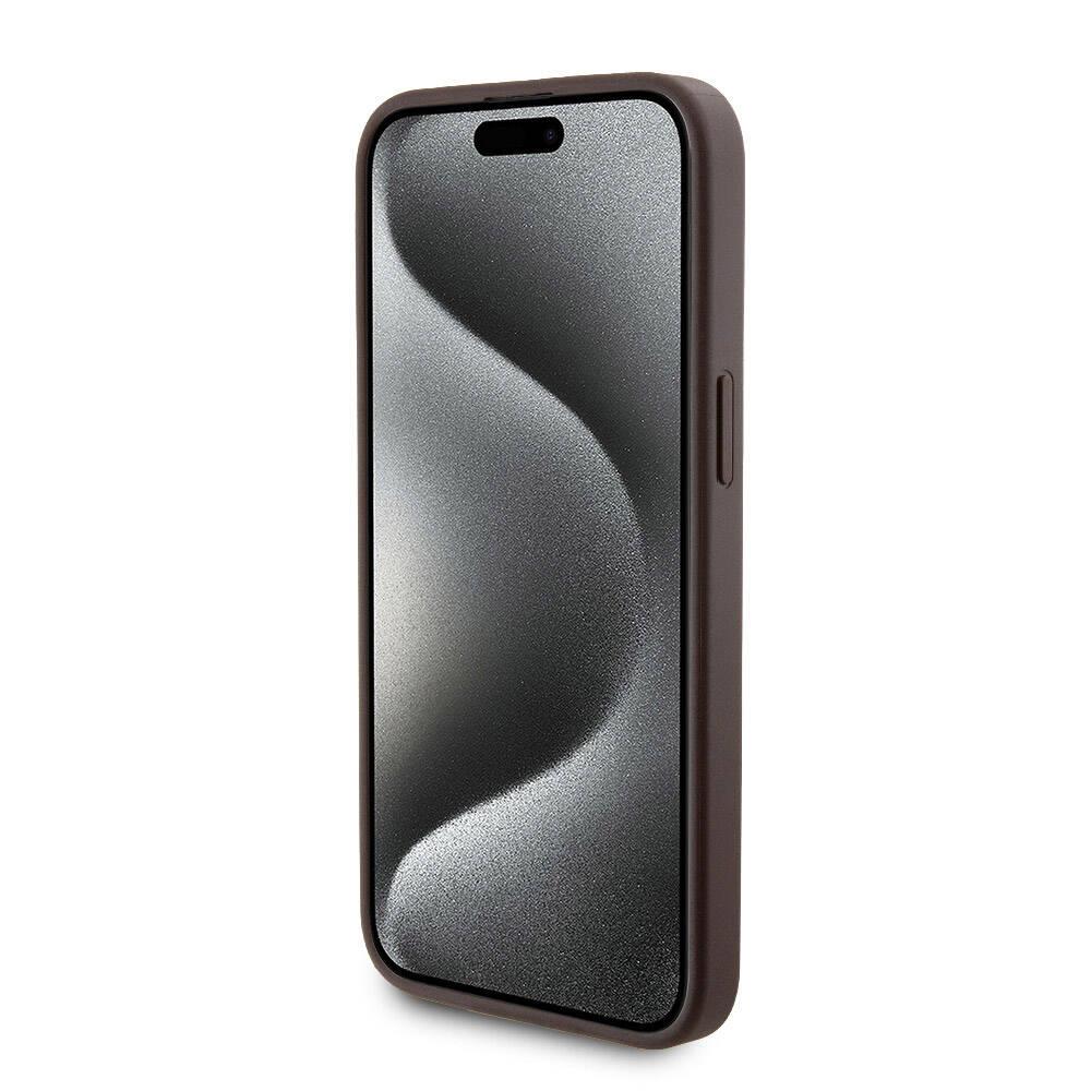 Apple iPhone 14 Pro Max Kılıf Guess Orjinal Lisanslı Magsafe Şarj Özellikli Yazı Logolu 4G Desenli Kapak + Powerbank 5000mAh 2in1 Set