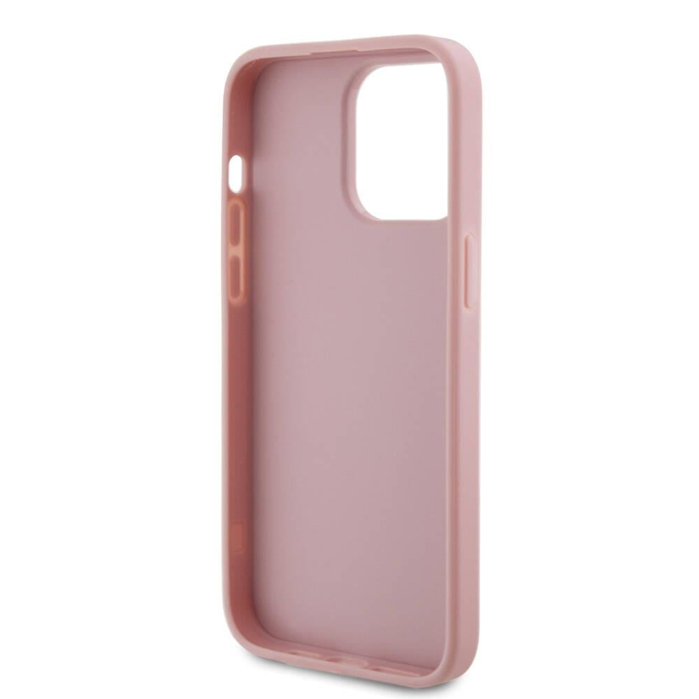 Apple iPhone 14 Pro Max Kılıf Guess Orjinal Lisanslı 4G Büyük Metal Logolu Glitter Kapak