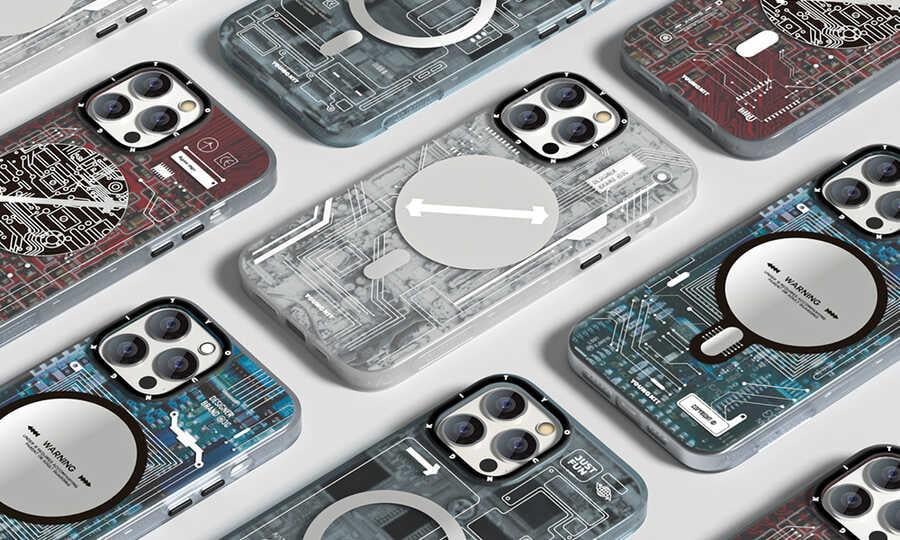 Apple iPhone 14 Pro Max Kılıf Magsafe Şarj Özellikli YoungKit Technology Serisi Kapak
