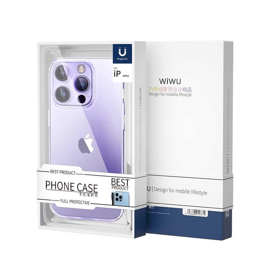 Apple iPhone 14 Pro Max Kılıf Şeffaf Airbag Tasarımlı ​​​​​Wiwu ZCC-108 Concise Serisi Kapak