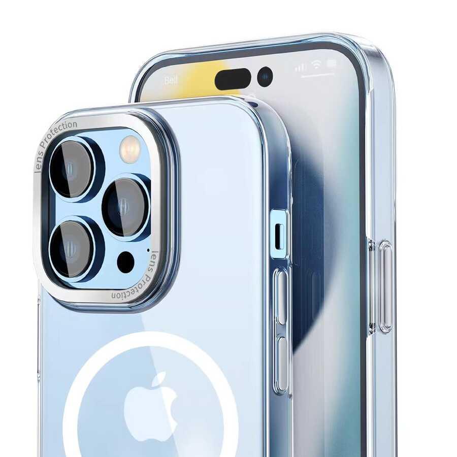 Apple iPhone 14 Pro Max Kılıf Wiwu MCC-102 Magnetic Crystal Sert PC Kapak