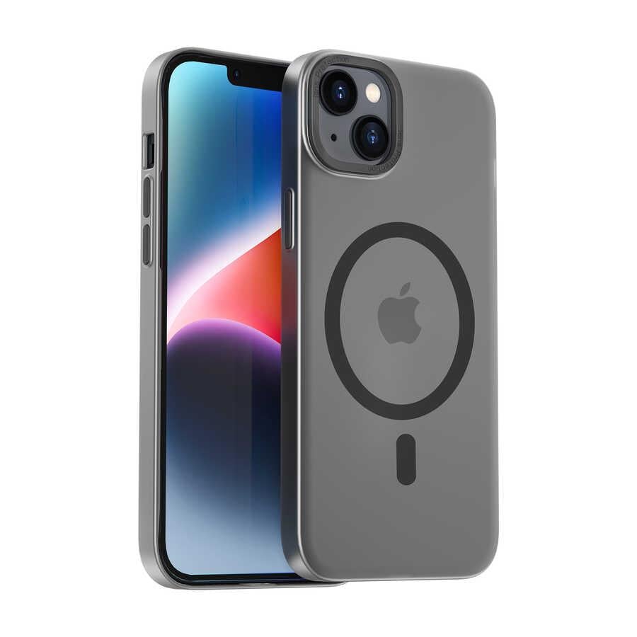 Apple iPhone 14 Wiwu Frosted Magnetic Buzlu Sert PC Kapak