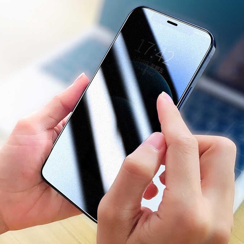 Apple iPhone 14 Zore Rika Premium Privacy Temperli Cam Ekran Koruyucu