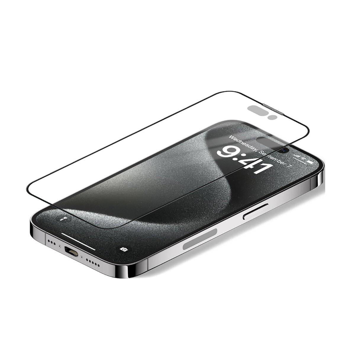 Apple iPhone 15 Plus Wiwu iVista Screen Matte Ultra Güçlü Temperli Mat Ekran Koruyucu