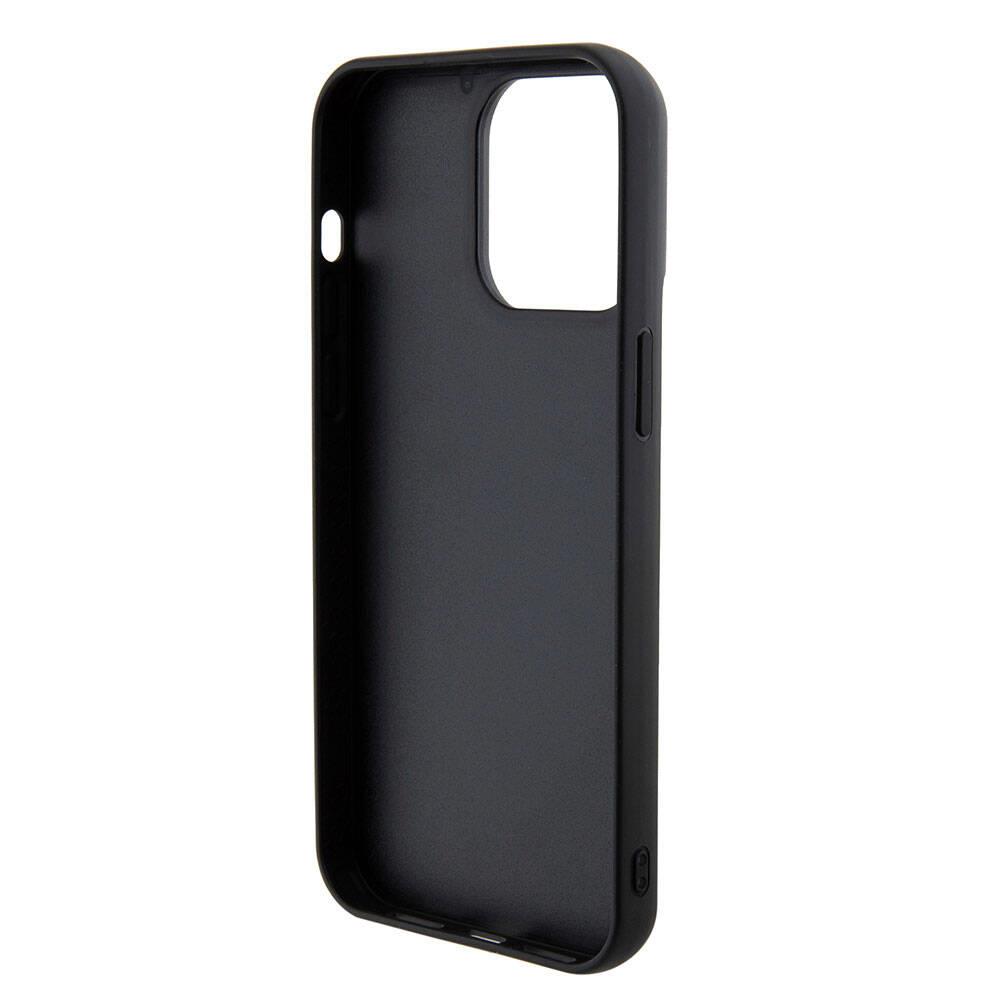 Apple iPhone 15 Pro Kılıf Guess Orjinal Lisanslı Pullu Arka Yüzey Metal Yazı Logolu Sequin Script Kapak