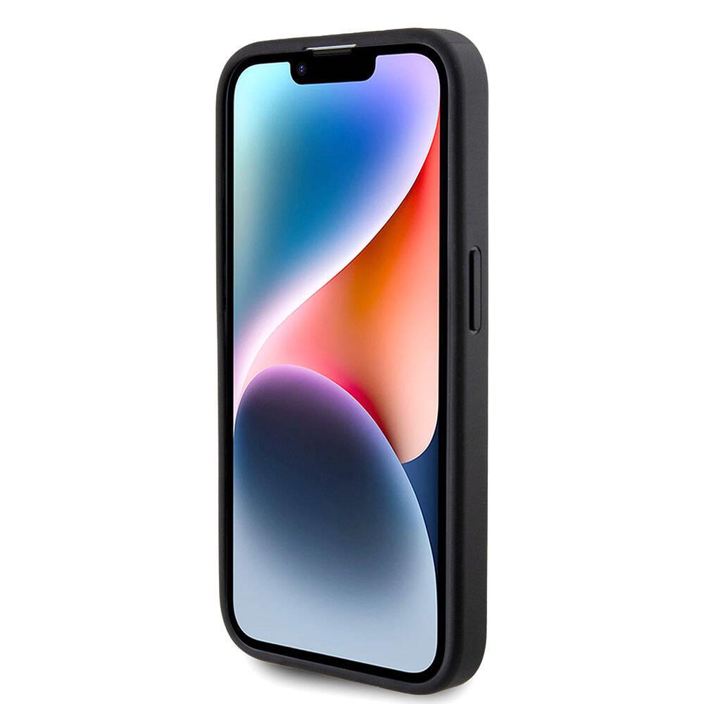 Apple iPhone 15 Pro Kılıf Guess Orjinal Lisanslı 4G Büyük Metal Logolu Glitter Kapak