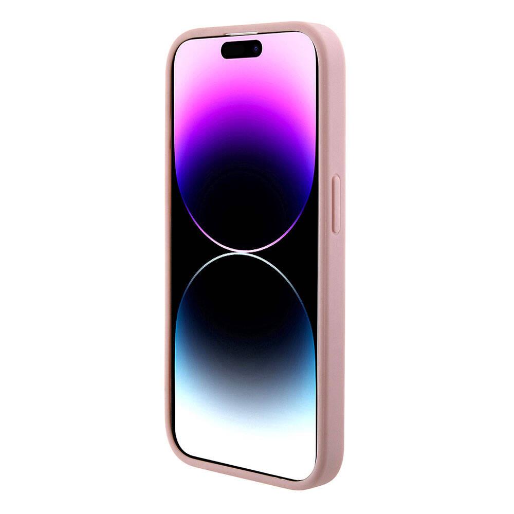 Apple iPhone 15 Pro Kılıf Guess Orjinal Lisanslı 4G Büyük Metal Logolu Glitter Kapak