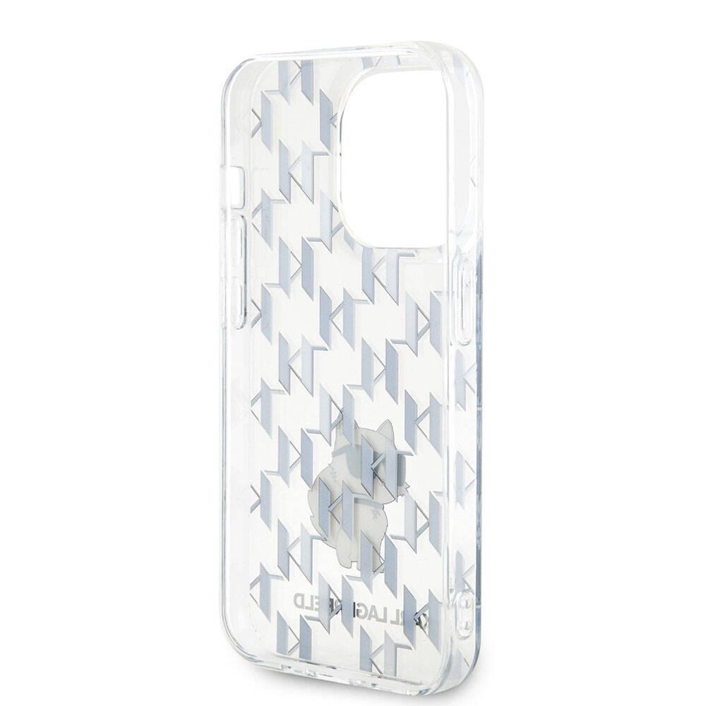 Apple iPhone 15 Pro Max Kılıf Karl Lagerfeld IML C Monogram Orjinal Lisanslı Kapak