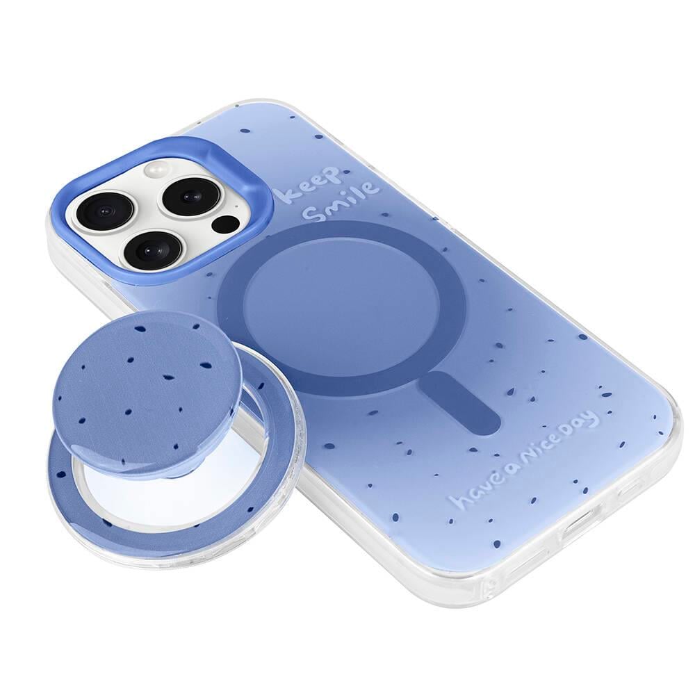 Apple iPhone 15 Pro Max Kılıf Magsafe Şarj Özellikli Tak-Çıkar Pop Soketli Zore Tiktok Kapak