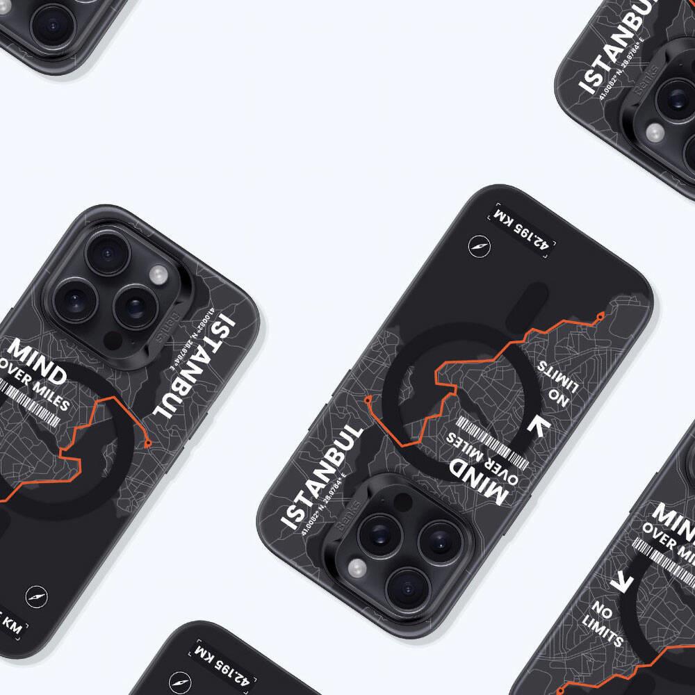 Apple iPhone 15 Pro Max Kılıf Magsafe Şarj Özellikli Benks City Serisi Kapak
