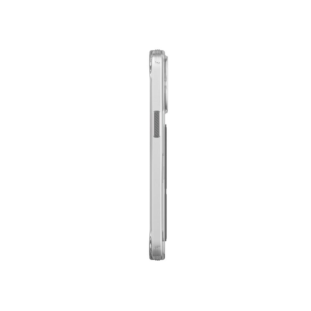 Apple iPhone 15 Pro Max Kılıf SkinArma Şeffaf Renk Geçişli Airbag Tasarımlı Standlı Cosmo Kapak