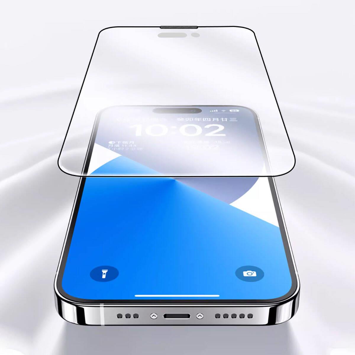 Apple iPhone 15 Pro Wiwu iVista Screen Matte Ultra Güçlü Temperli Mat Ekran Koruyucu