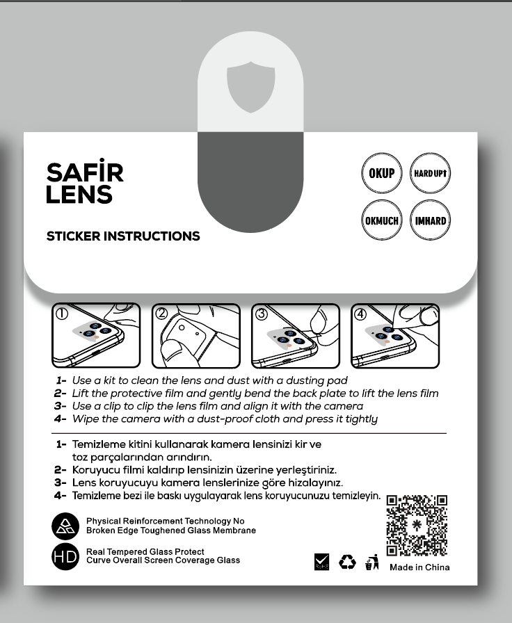 Apple iPhone 15 Pro Zore CL-11 Safir Parmak İzi Bırakmayan Anti-Reflective Kamera Lens Koruyucu