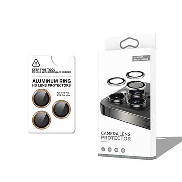 Apple iPhone 16 Pro Zore CL-12 Premium Safir Parmak İzi Bırakmayan Anti-Reflective Kamera Lens Koruyucu