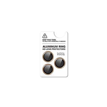 Apple iPhone 16 Pro Zore CL-12 Premium Safir Parmak İzi Bırakmayan Anti-Reflective Kamera Lens Koruyucu
