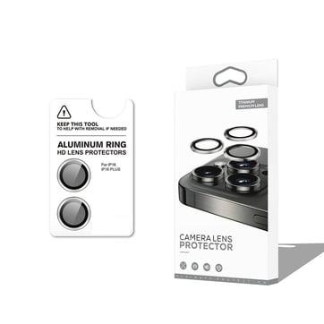 Apple iPhone 16 Zore CL-12 Premium Safir Parmak İzi Bırakmayan Anti-Reflective Kamera Lens Koruyucu