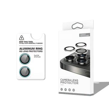 Apple iPhone 16 Zore CL-12 Premium Safir Parmak İzi Bırakmayan Anti-Reflective Kamera Lens Koruyucu