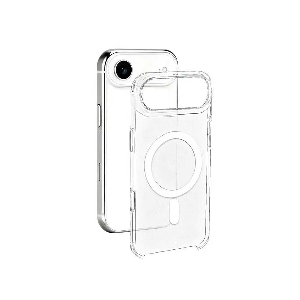 Apple iPhone 17 Air Kılıf IC Çipli Zore Wireless Şarj Özellikli Şeffaf Orjin Kapak
