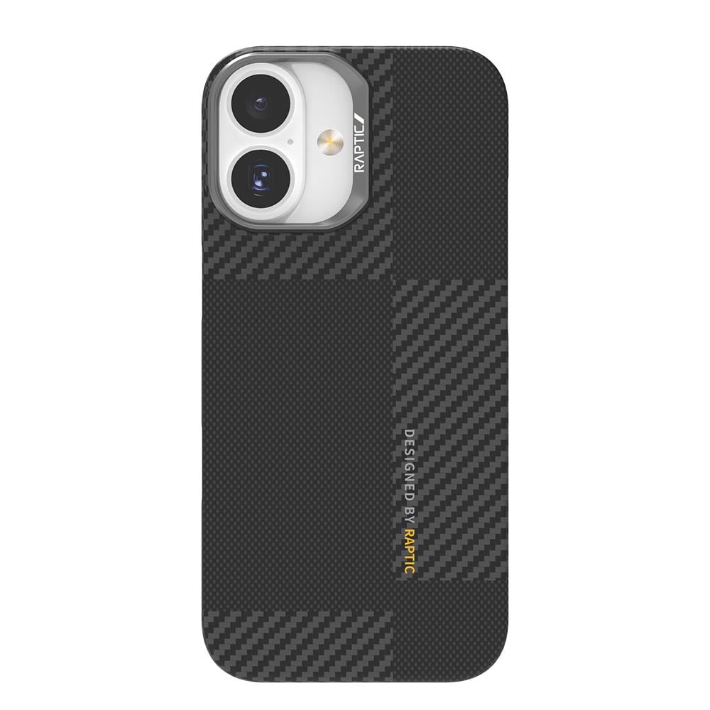Apple iPhone 17 Kılıf M-safe Şarj Özellikli 600D Metal Kamera Çerçeveli Raptic Aramid Fiber Geotik Serisi Kapak