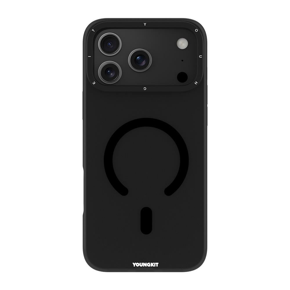 Apple iPhone 17 Pro Max Kılıf M-safe Şarj Özellikli Youngkit Hidden Sand Serisi Kapak