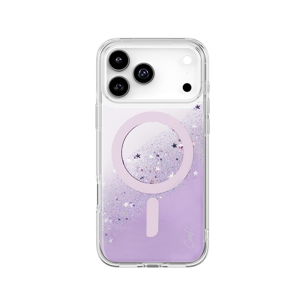Apple iPhone 17 Pro Max Kılıf M-safe Şarj Özellikli Yıldız Simli Arka Yüzey Coehl Lyra Kapak