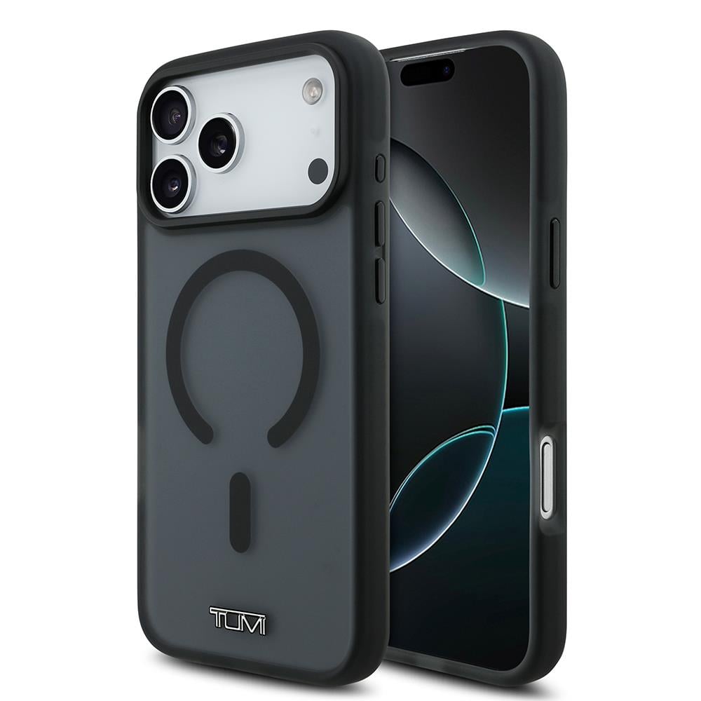 Apple iPhone 17 Pro Max Kılıf TUMI Orjinal Lisanslı M-safe Şarj Özellikli Buzlu Transparan Kapak