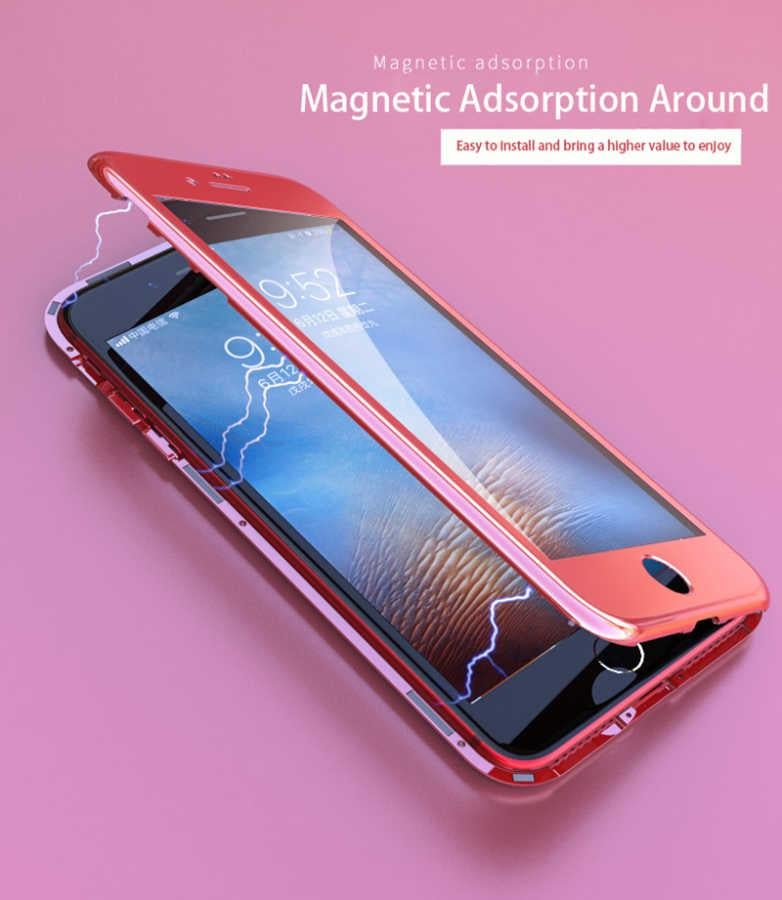 Apple iPhone SE 2020 Kılıf Voero 360 Magnet Kapak
