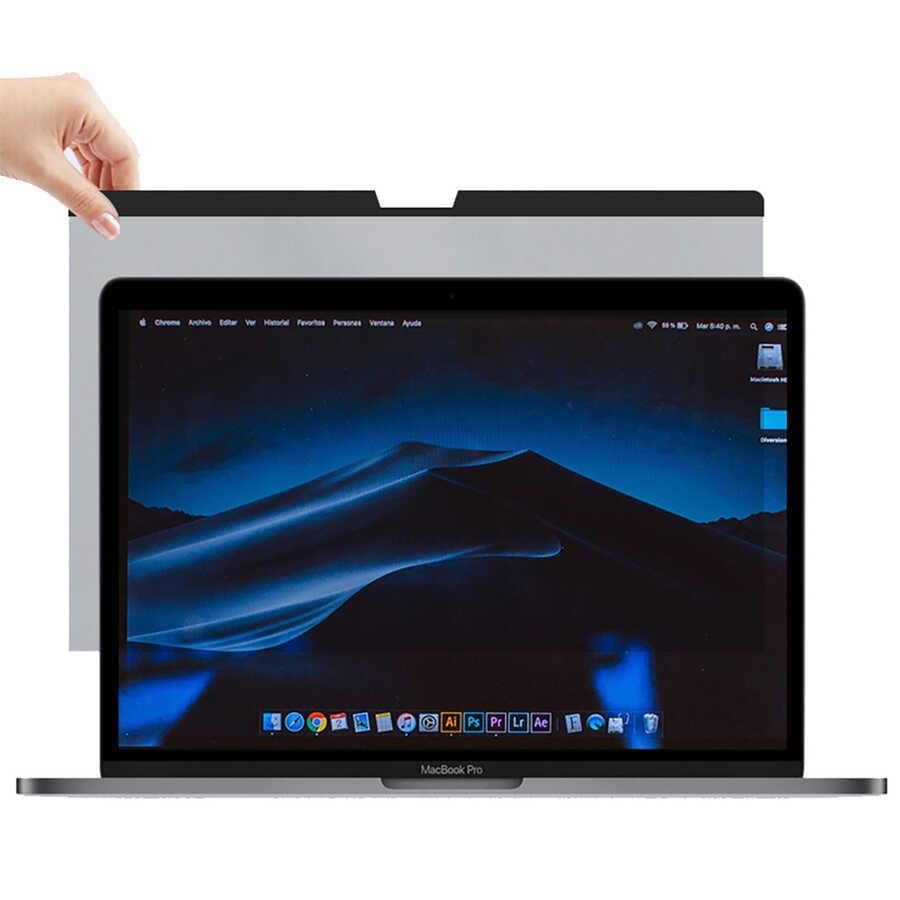 Apple Macbook 16' Touch Bar Wiwu Mıknatıslı Privacy Ekran Koruyucu