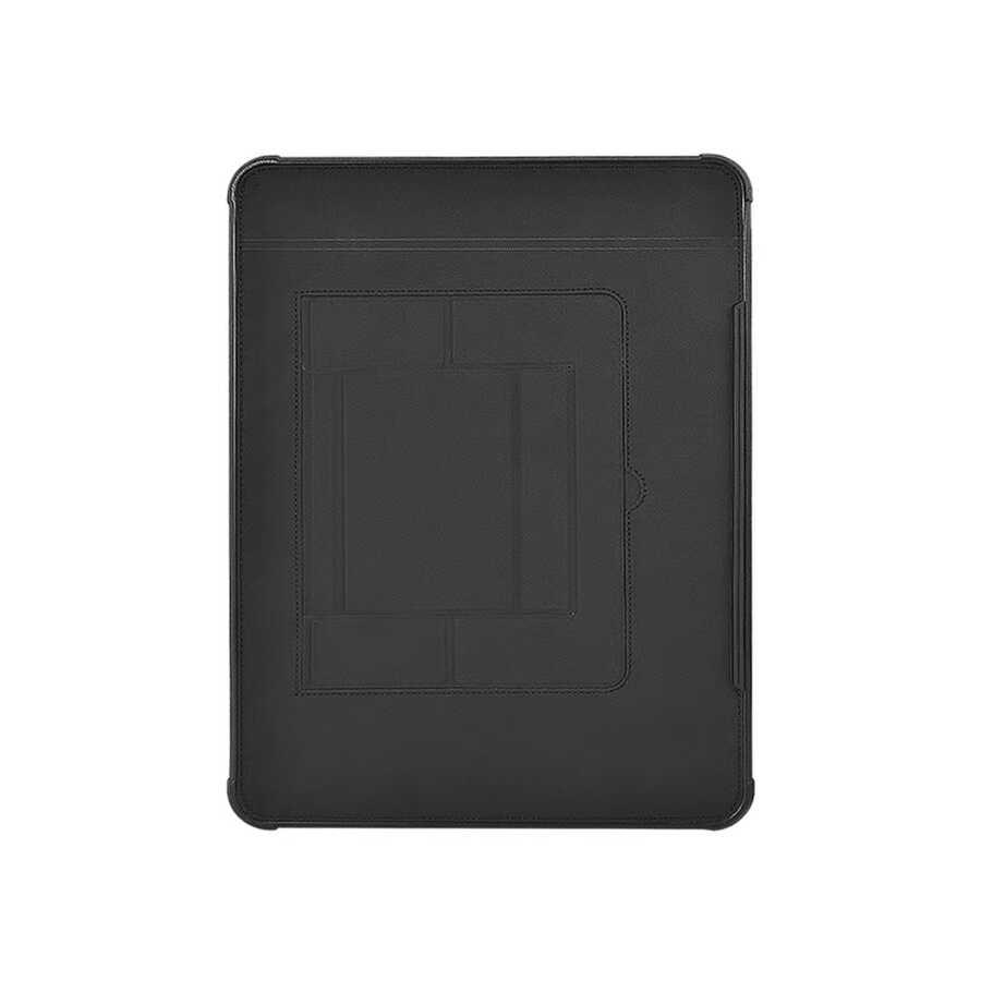 Apple Macbook Pro 14.2 2023 A2779 Wiwu Defender Stand Case Taşınabilir Standlı Magnetik PU Laptop Çantası