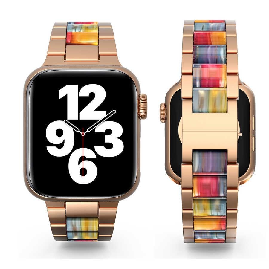 Apple Watch 40mm Wiwu Resin Steel Belt Metal Kordon