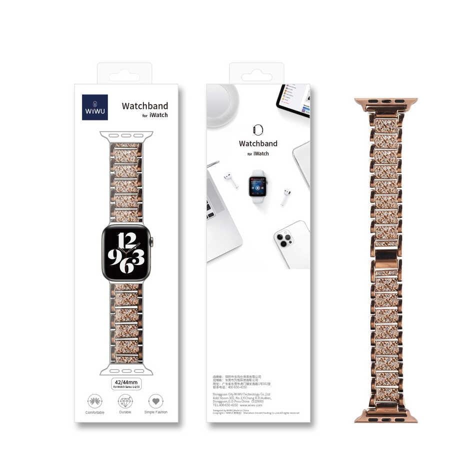 Apple Watch 40mm Wiwu Three Beads Set Auger Metal Kordon